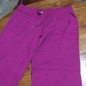 Violet sweatpants